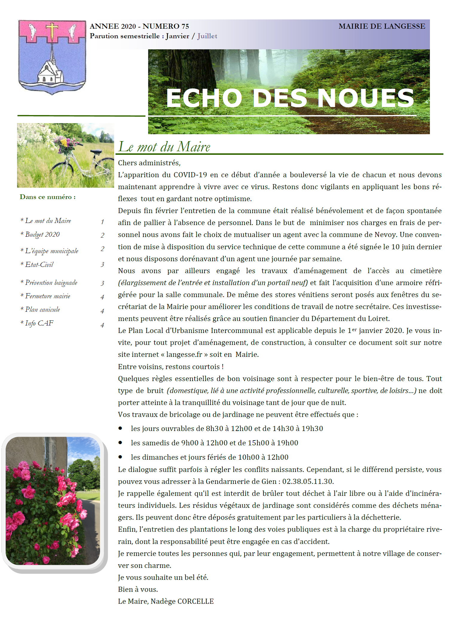 echo juillet 2020